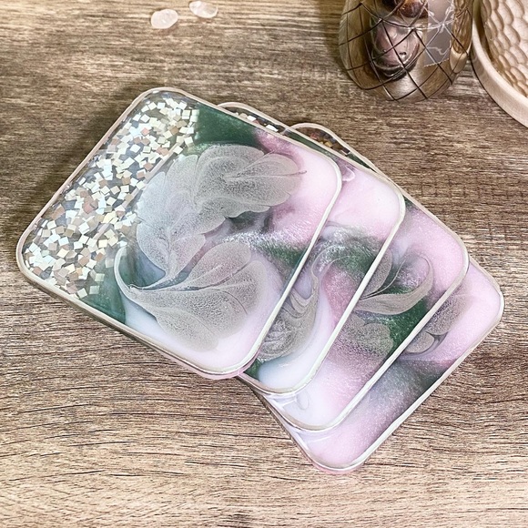 Other - Resin Coasters, handmade gift, home decor